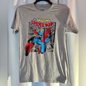 Men’s Marvel‎ The Amazing Spider-Man Gray T-Shirt Size Medium